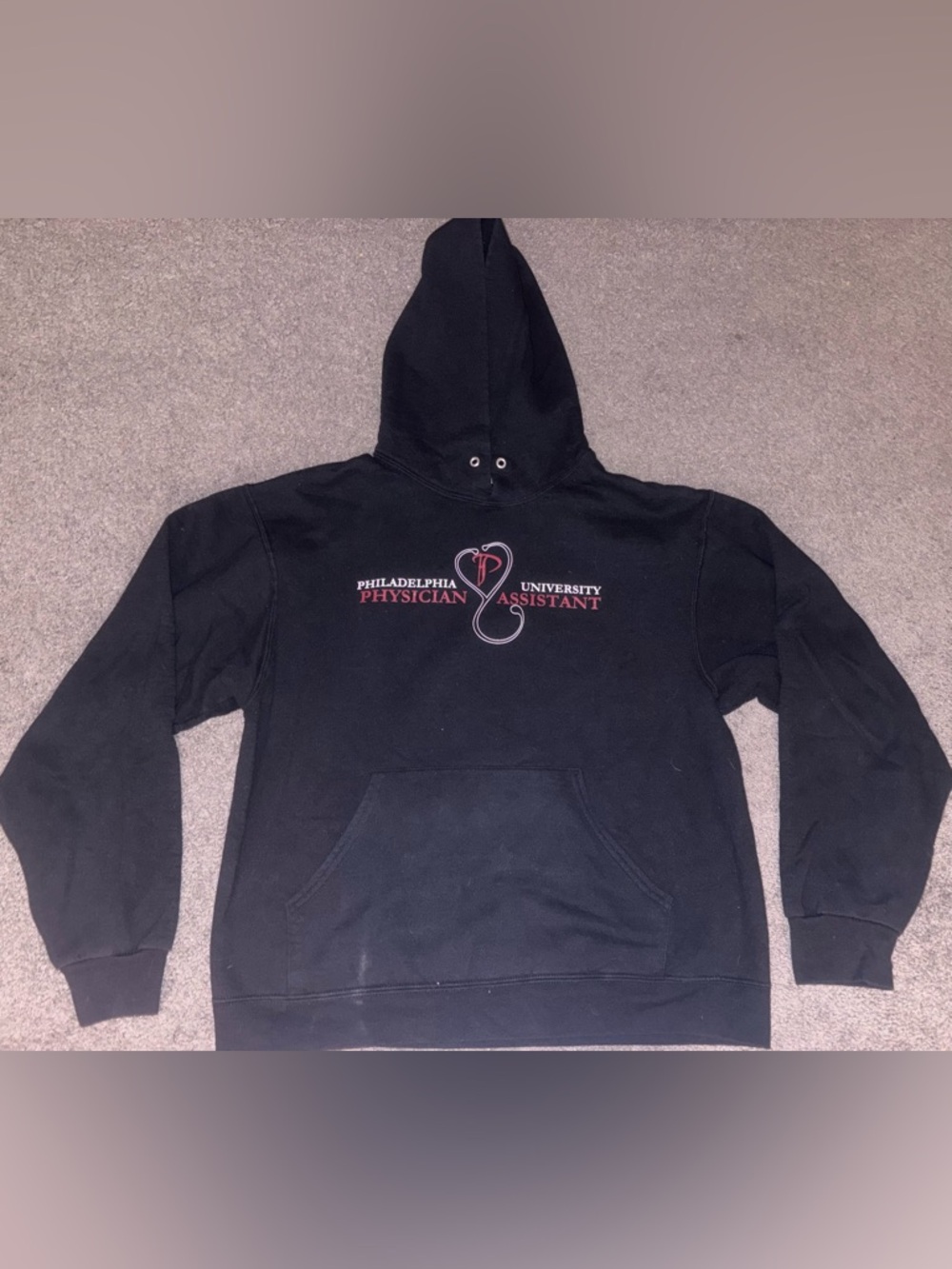 🩺 Philadelphia University Physician Assistant Hoodie – Size Medium | Black - Picture 4 of 5